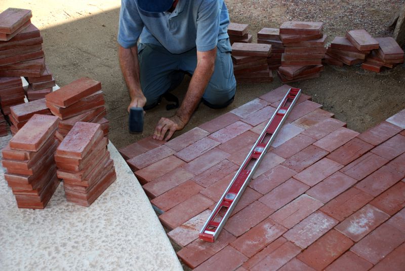 Patio Brick Installation